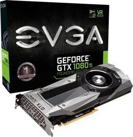 EVGA GeForce GTX 1080 Ti Founders Edition 11GB DDR5X, 11G-P4-6390-KR