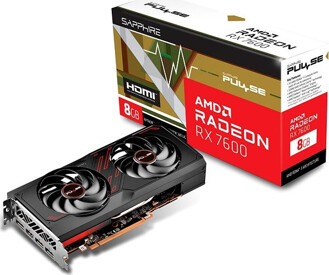 Sapphire Radeon RX 7600 PULSE 8GB GDDR6 11324-01-20G