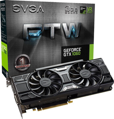 Porovnanie EVGA GeForce GTX 1060 FTW GAMING 3GB DDR5 03G P4 6168 KR vs. HP Quadro P620 2GB 3ME25AA