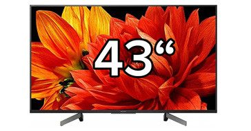 Najlepšie televízory 43 palcov (109 cm)