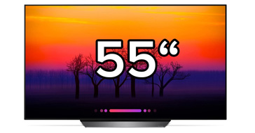 Najlepšie televízory 55 palcov (139 cm)